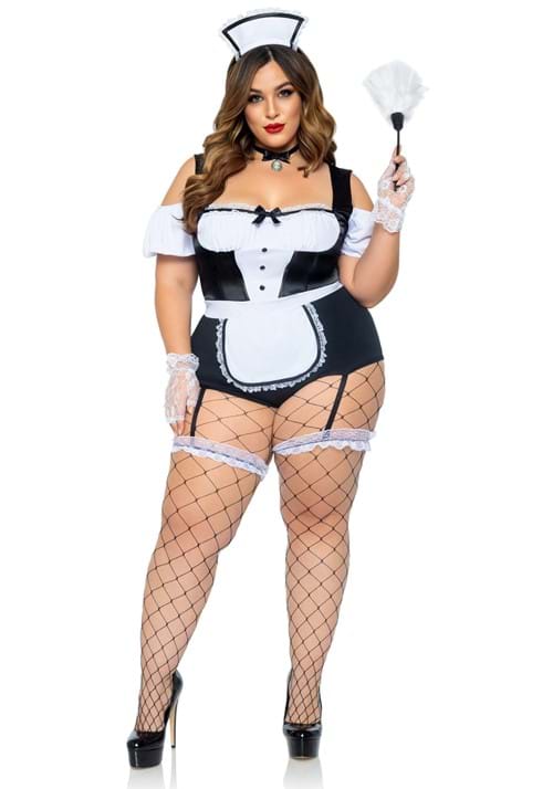 sexy plus size costume for women french maid