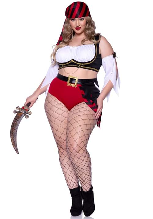sexy plus size pirate womans costume
