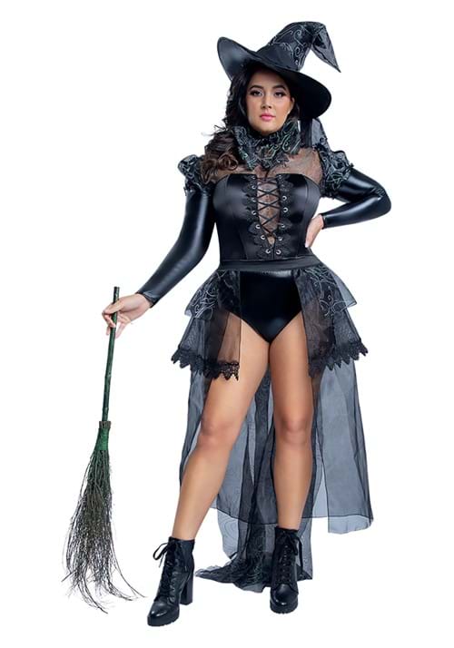 womens sexy plus size costume witch