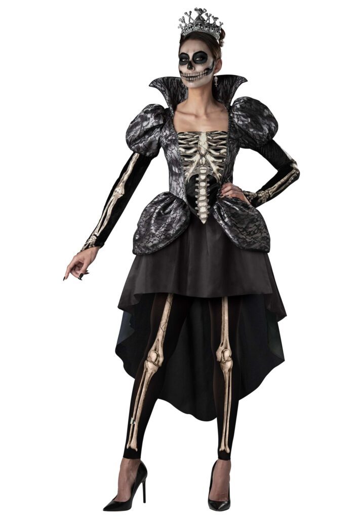 Classic skeleton Halloween Costumes for Women