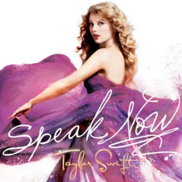 Speak Now album by Taylor Swift original cover