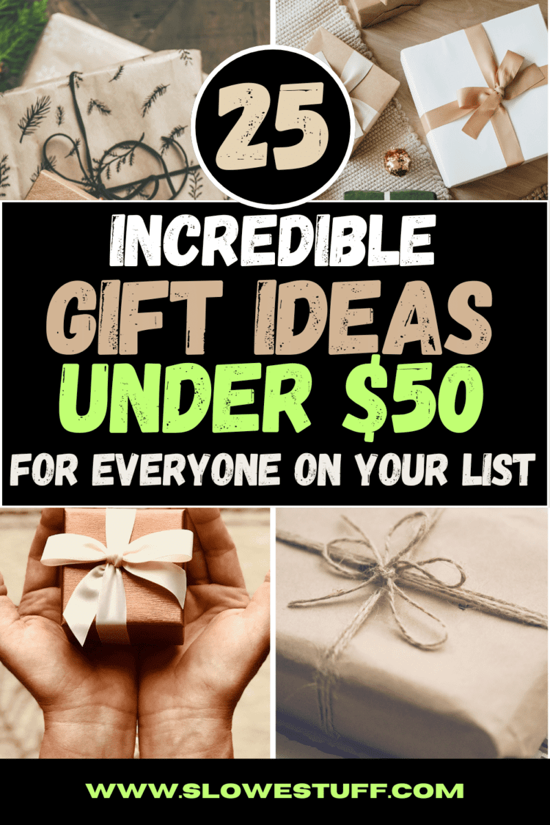 gift ideas under $50