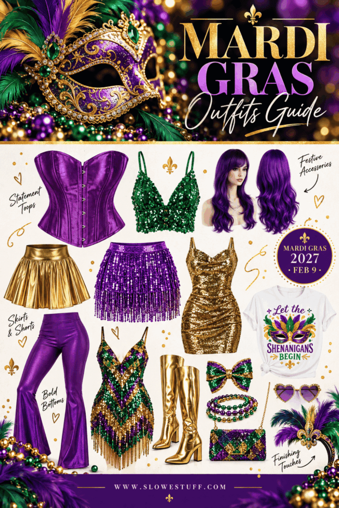 Mardi Gras outfits for women with cute, sexy and parade-ready outfit ideas for 2027.