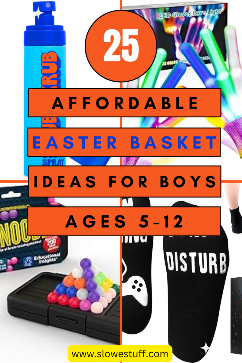 25 Great & Affordable Easter Basket Ideas For Boys The Slowestuff Blog