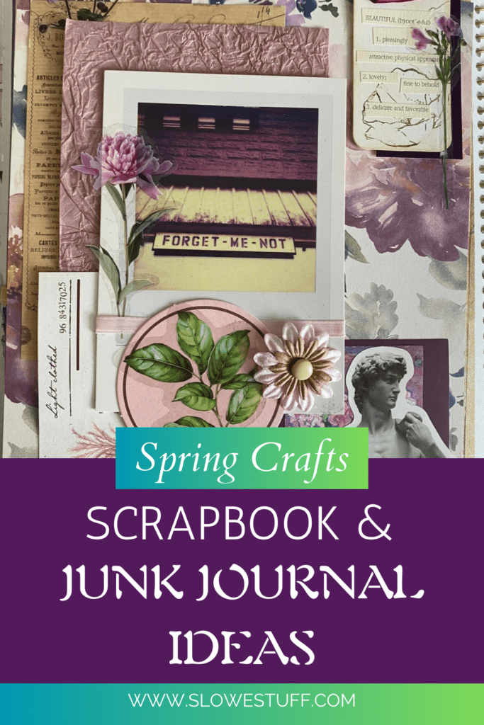 spring crafts scrapbook & junk journal ideas