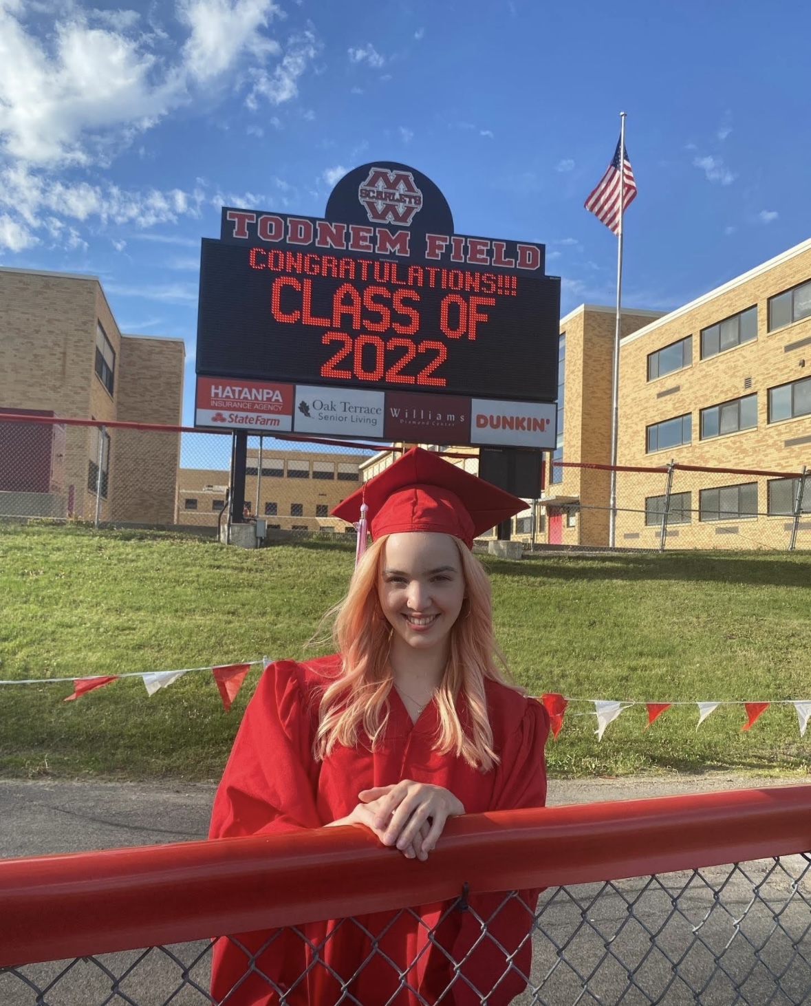 cap and gown 11 grade school