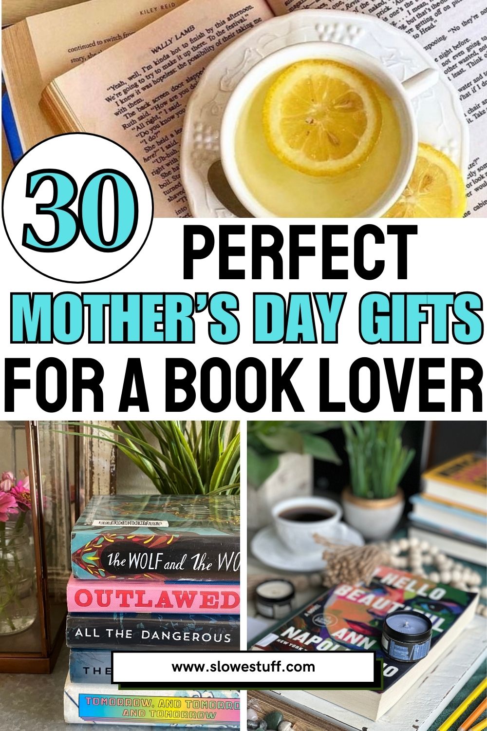 Mothers Day Gift Ideas For Book Lovers - The Slowestuff Blog