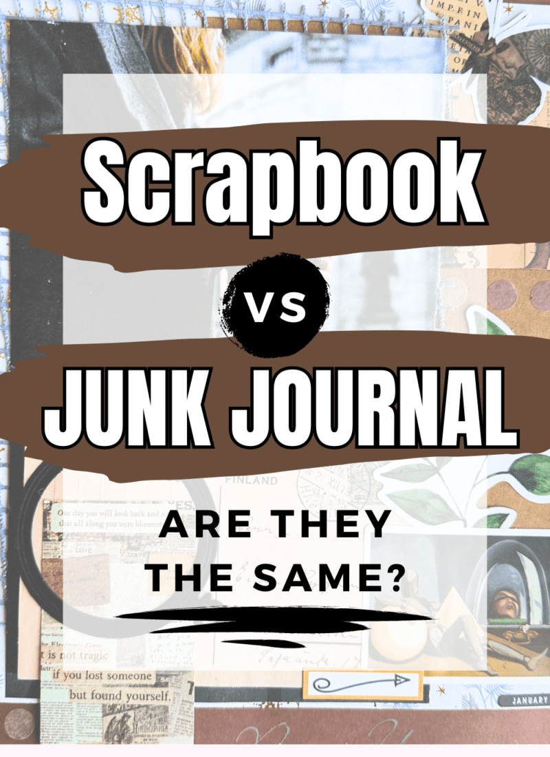 scrapbook v junk journaling