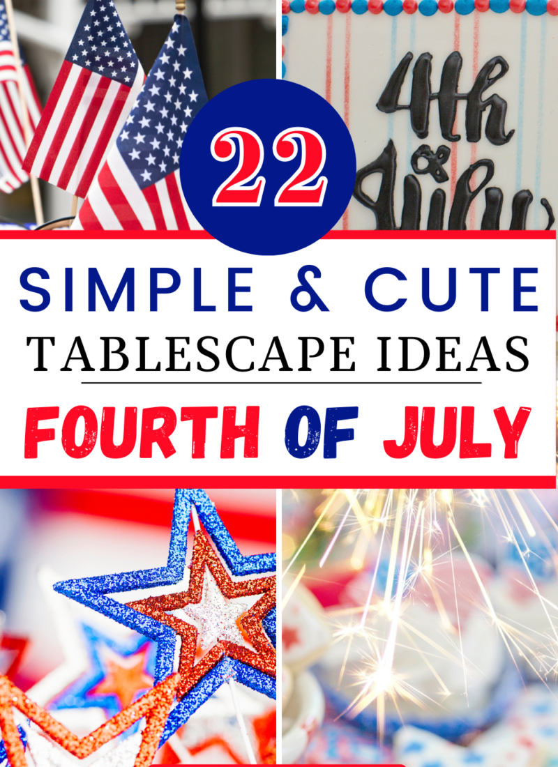 Classically Perfect 4th of July Table Decoration Ideas