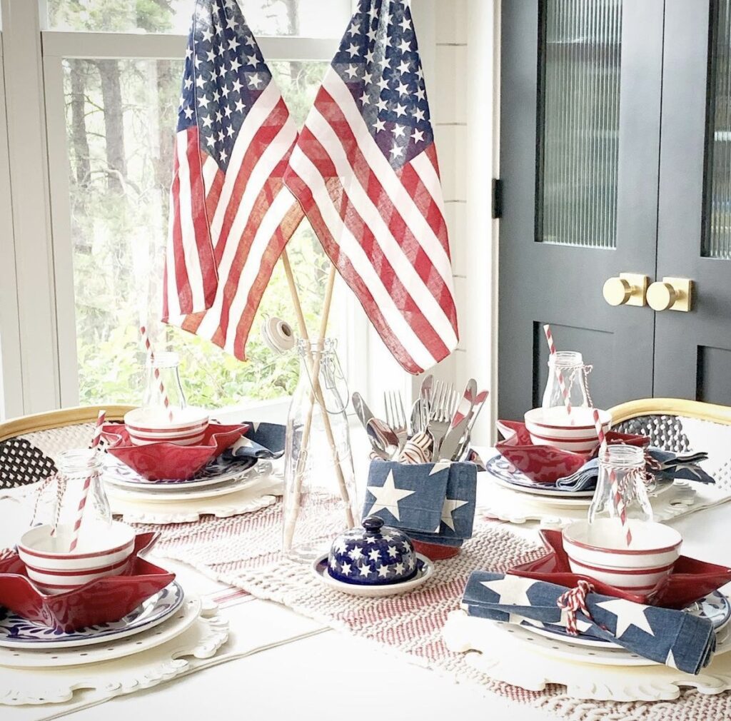 4th of july tables