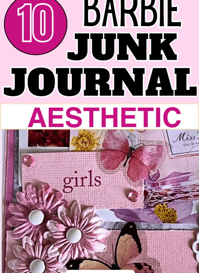 Barbie Inspired Aesthetic Scrapbook Ideas for Layouts