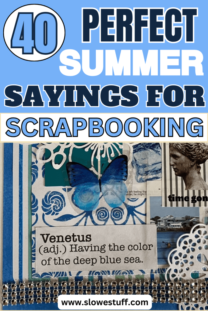 quotes and summer sayings for scrapbooking