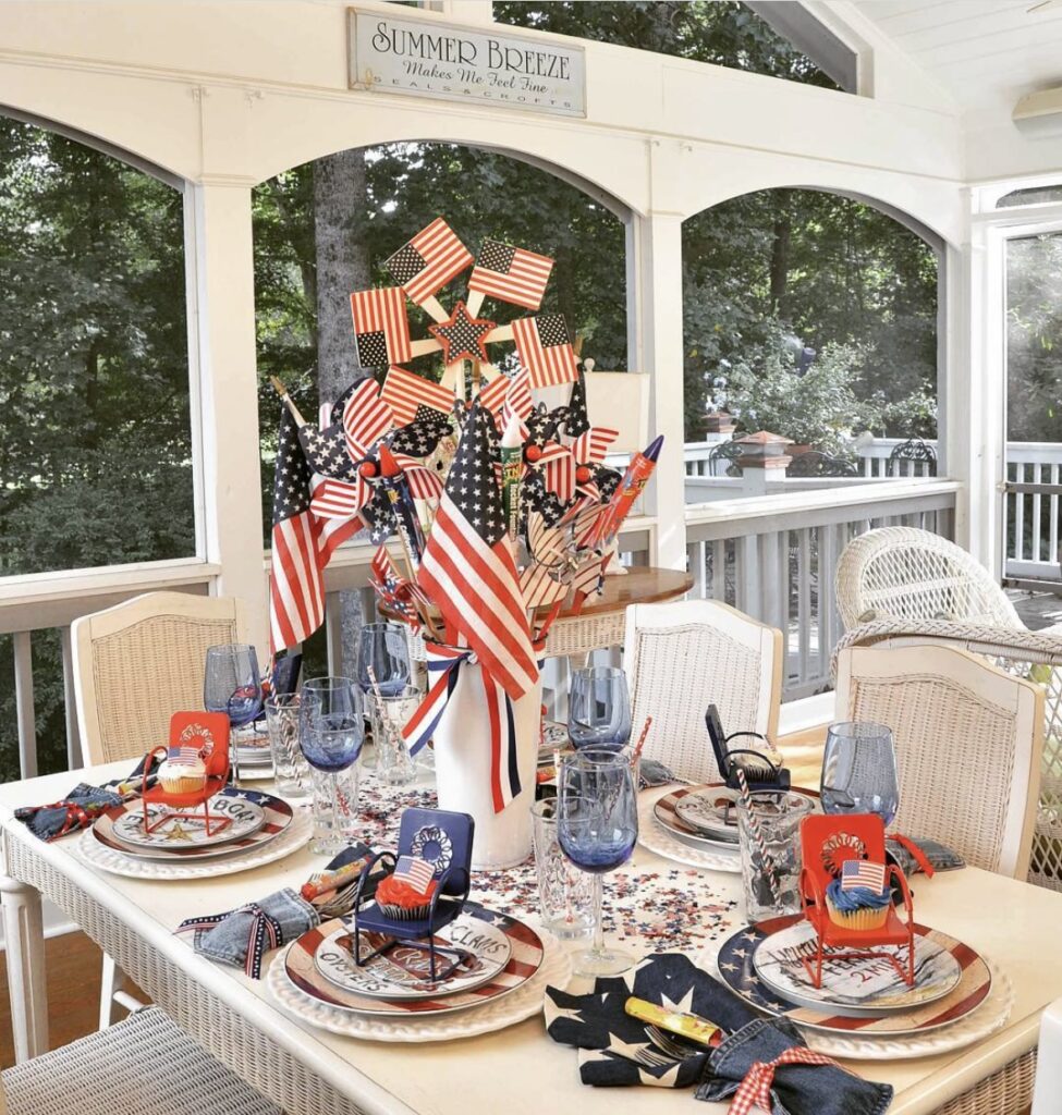 tablescape ideas for 4th of July