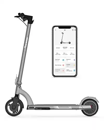 5TH WHEEL M1 Electric Scooter - 13.7 Miles Range & 15.5 MPH, 500W Peak Motor, 8" Inner-Support Tires, Triple Braking System, Foldable Electric Scooter for Adults and Teens, iF Design Award Wi...