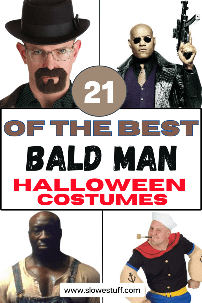 Bald man halloween costume ideas