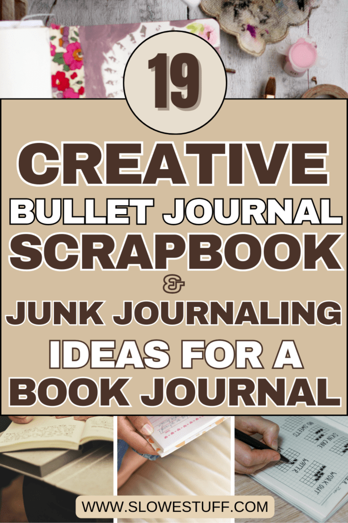 book journaling reading journal scrapbook junk journal bullet journal