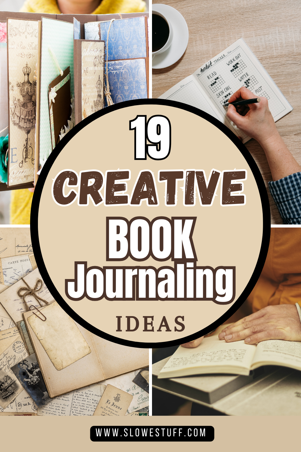 Creative Book Journaling or Scrapbooking Ideas - The Slowestuff Blog