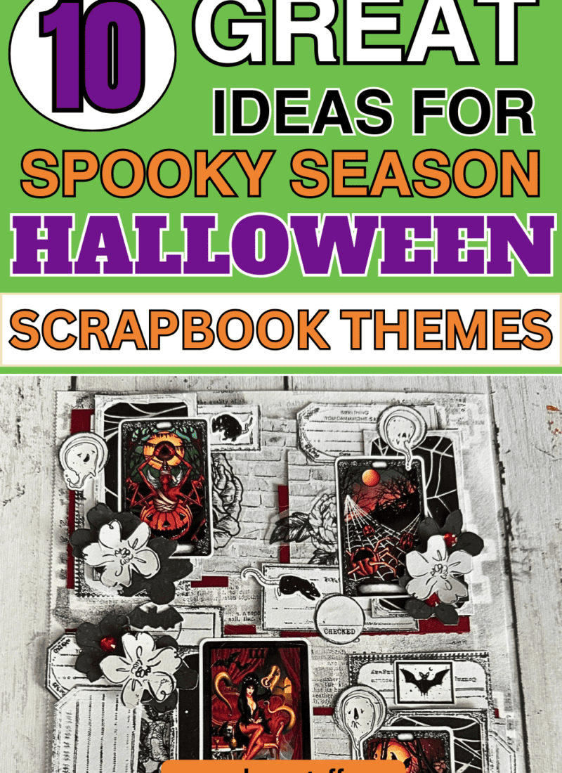 halloween scrapbook ideas