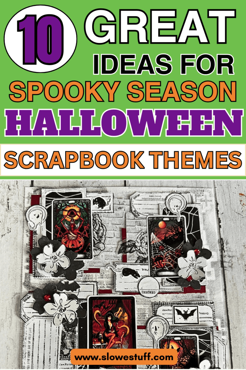 halloween scrapbook ideas