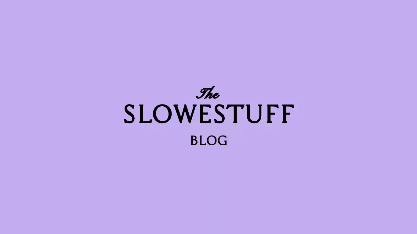 The Slowestuff Blog Storefront