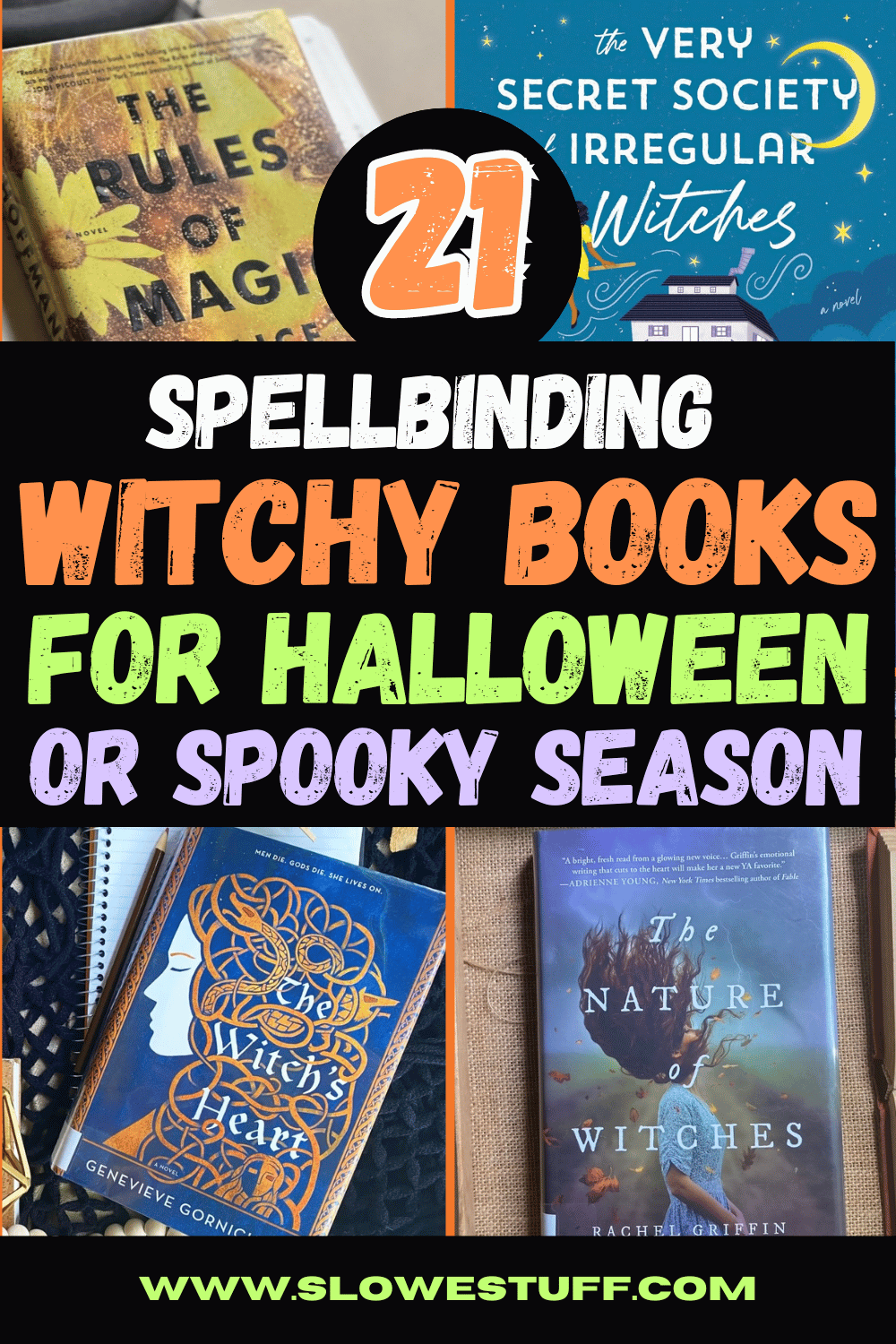 witch witchy books for spooky season halloween october