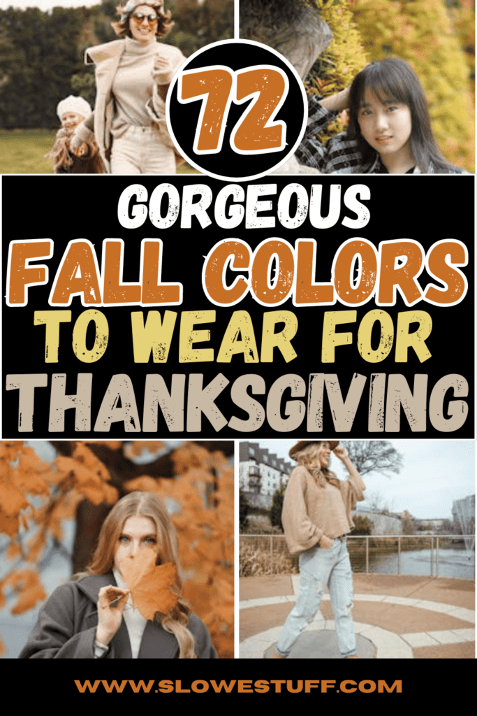 best colors for guys to wear for thanksgiving