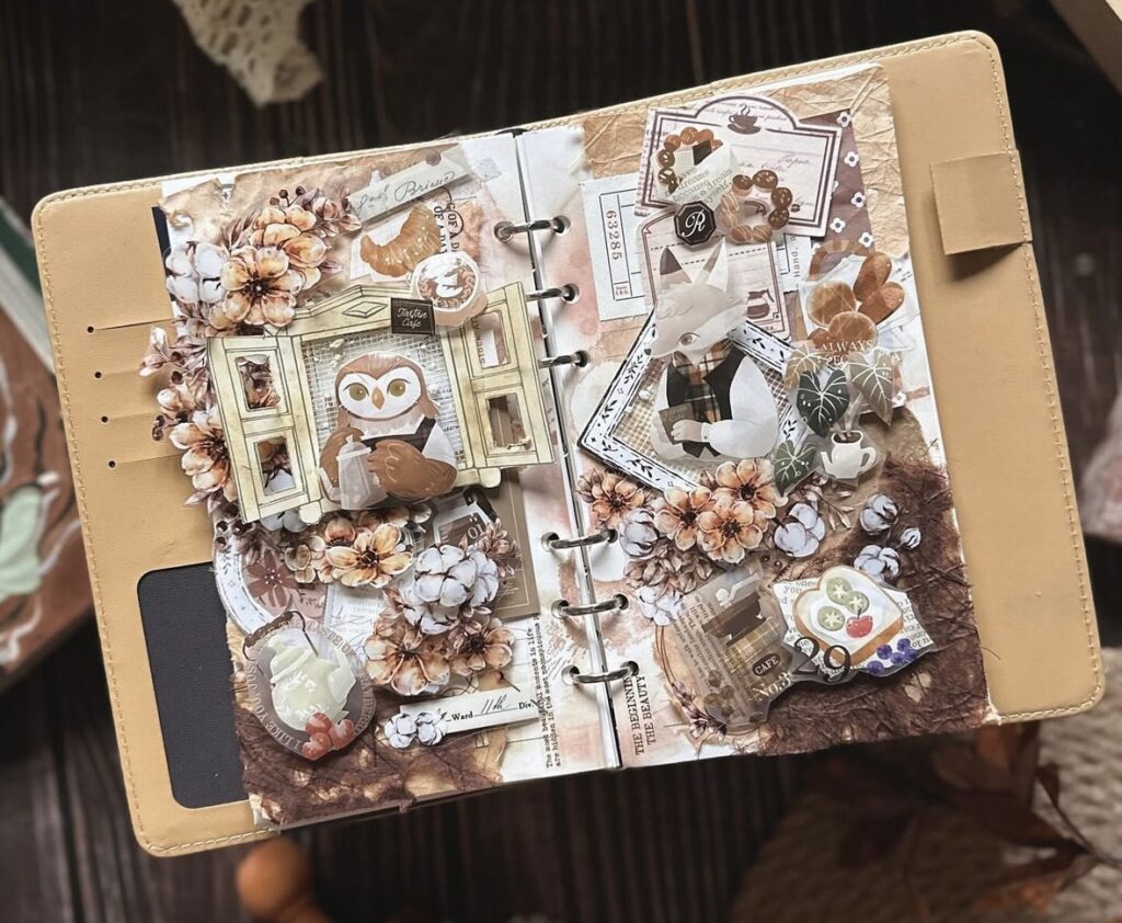 fall scrapbook layout inspiration