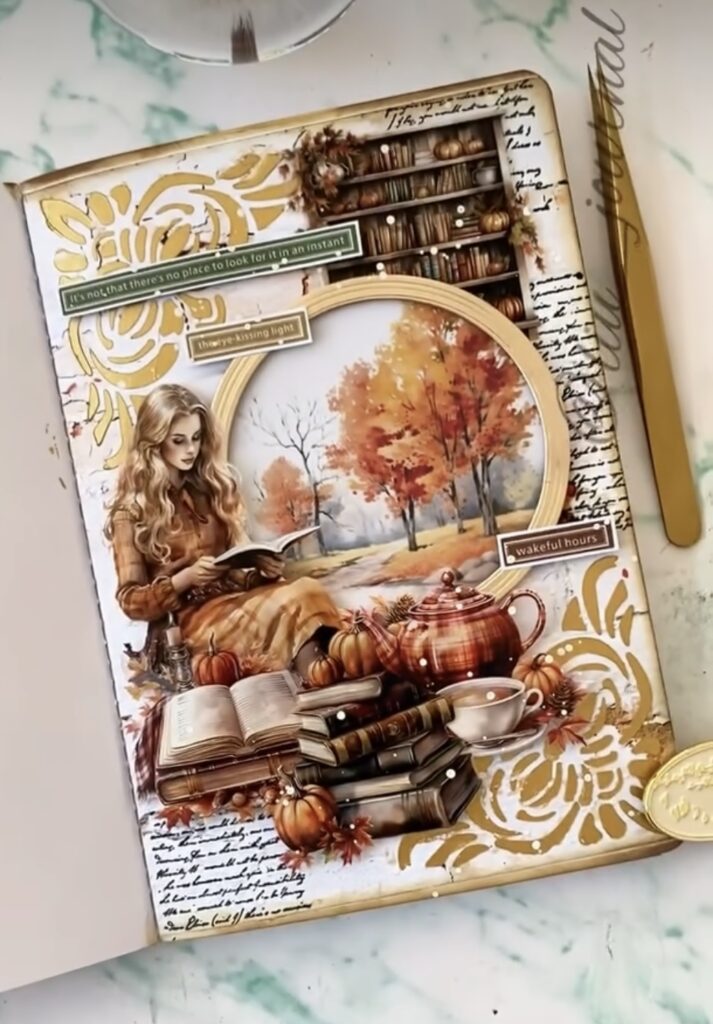 fall scrapbook pages