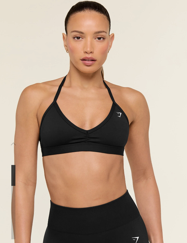 Gymshark halterneck sports bra trendy gift idea for an 18 year old girl
