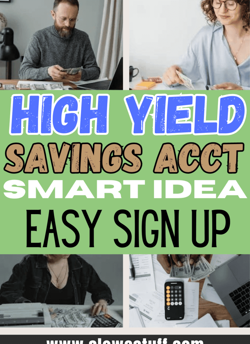 Smart Blogging: High Yield Savings Account with No Minimum Balance & No Fees