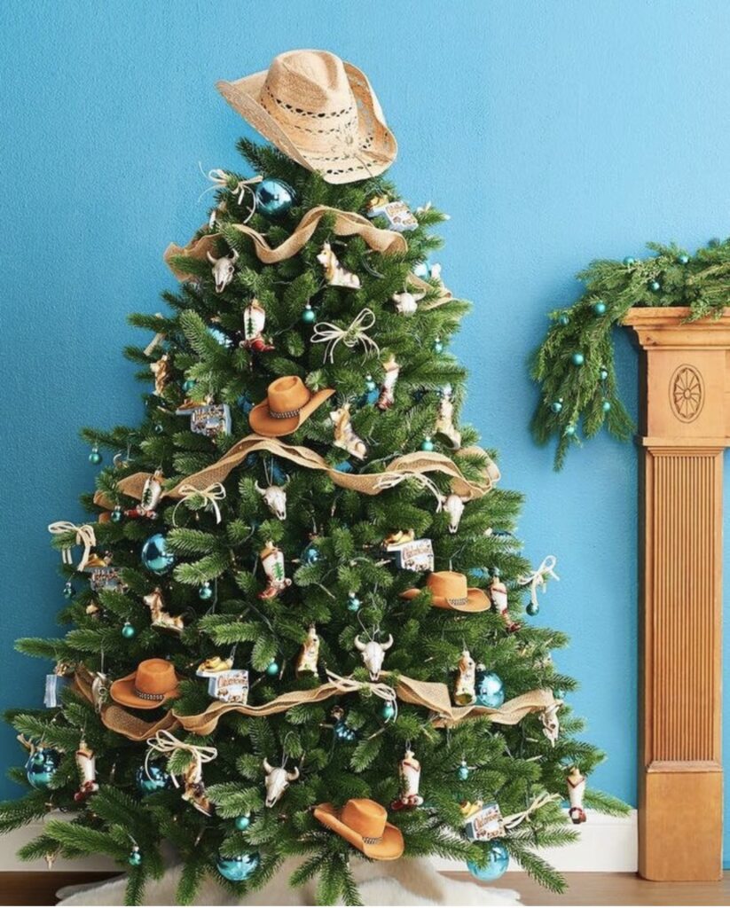 country western christmas tree