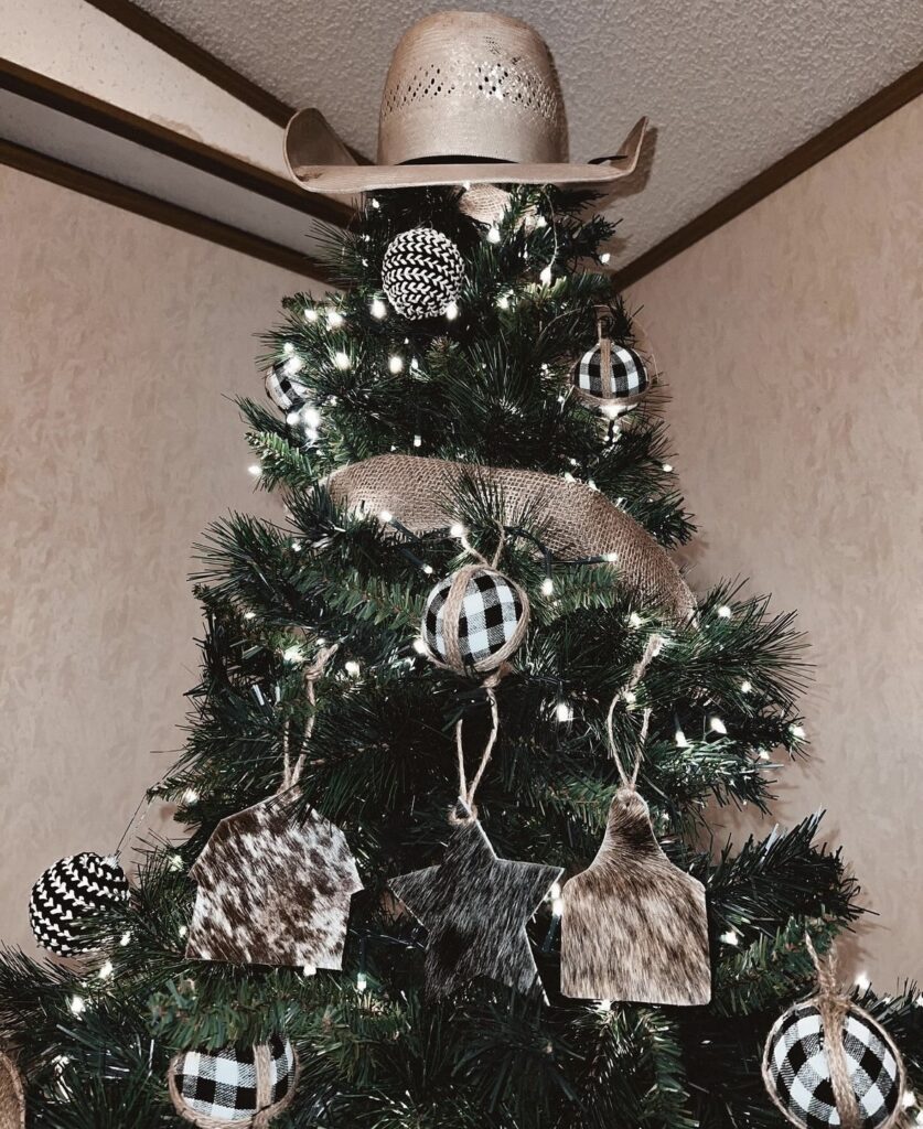 cowboy hat christmas tree topper