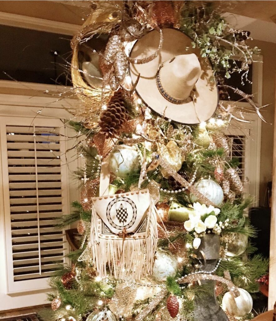 designer western christmas trees