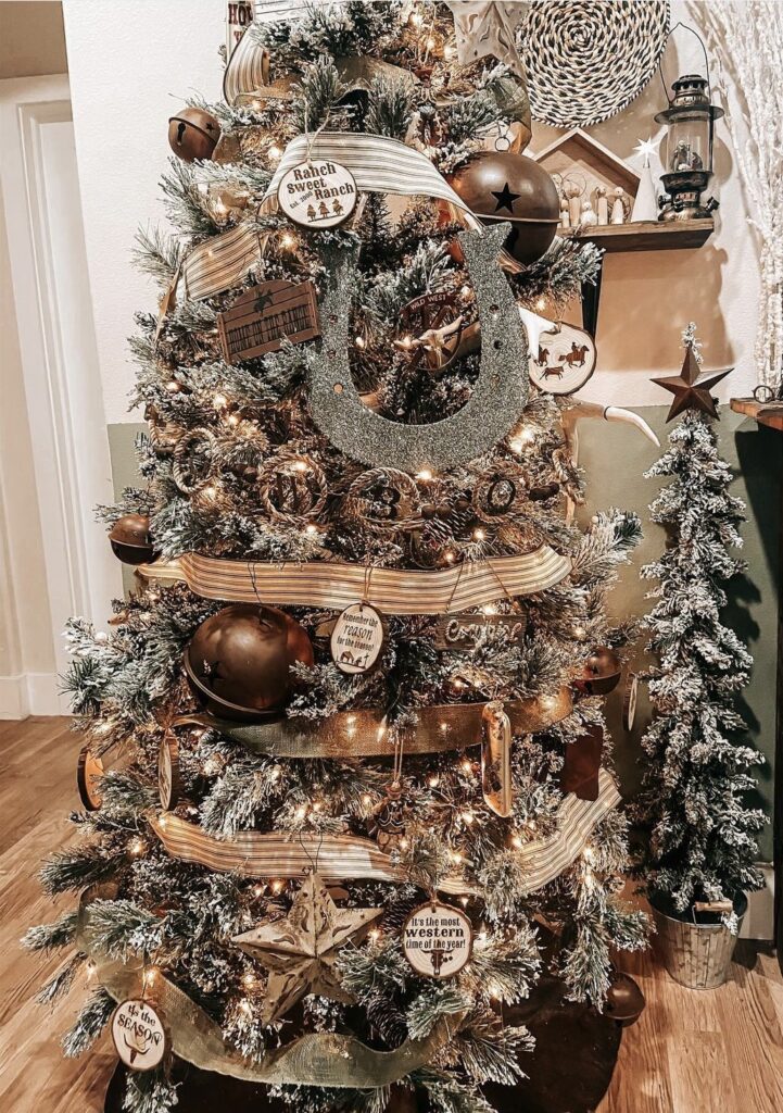 rustic western christmas tree ideas