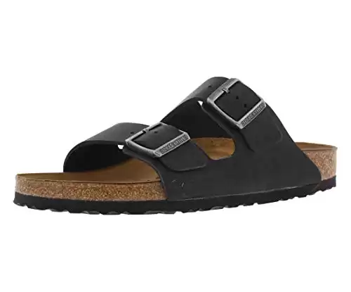 Birkenstock Womens Arizona Black Leather Sandals 42 EU