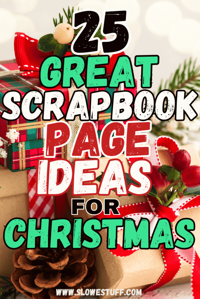 Christmas scrapbook ideas