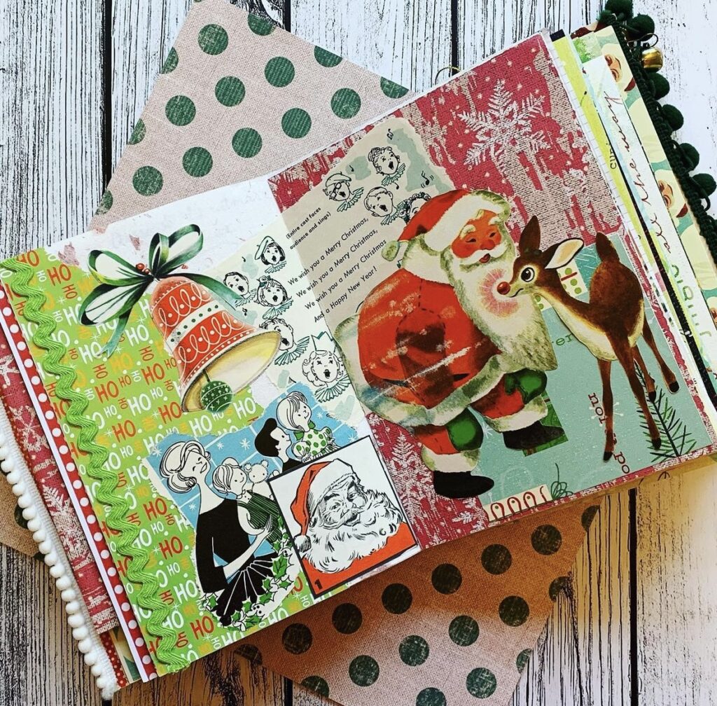 christmas journal craft