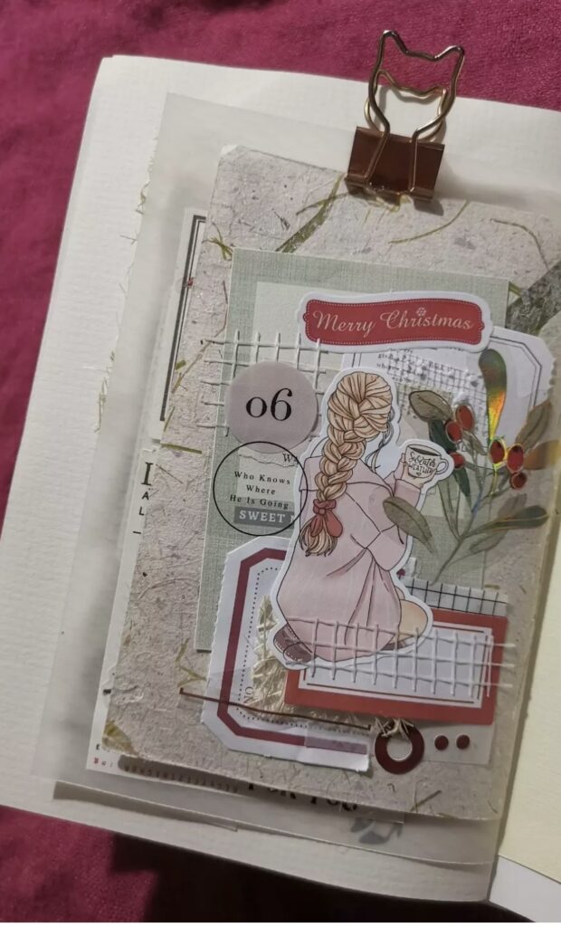 Christmas journal pages