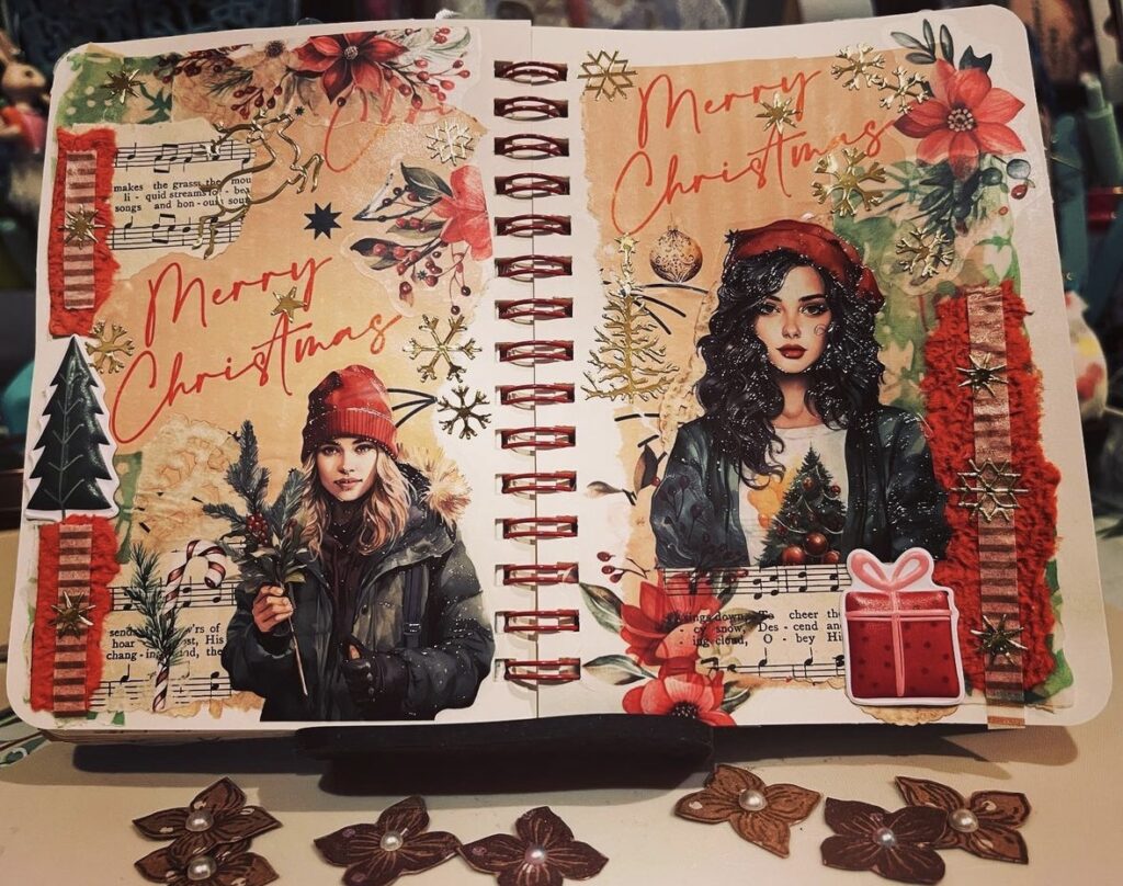 Christmas scrapbook inspiration