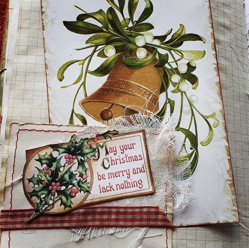 Christmas scrapbook junk journaling ideas