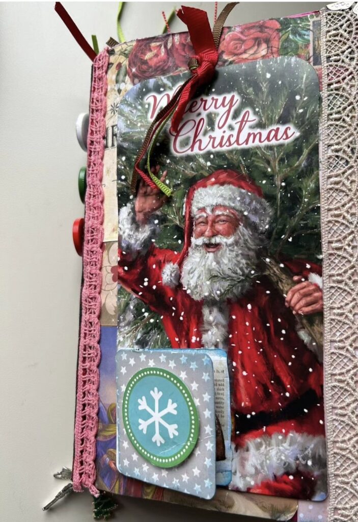 christmas junk journaling scrapbooking