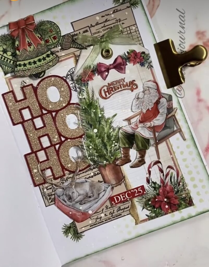 santa junk journal ideas