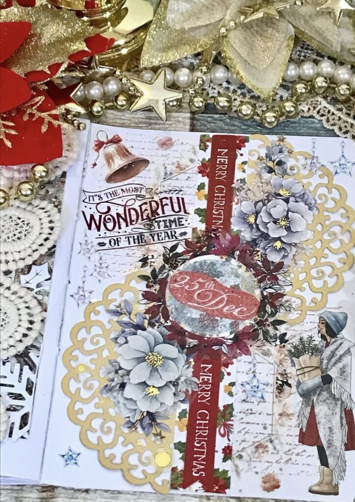 seasons greetings christmas scrapbook