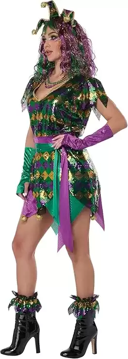 California Costumes Womens Mardi Gras Parade Jester