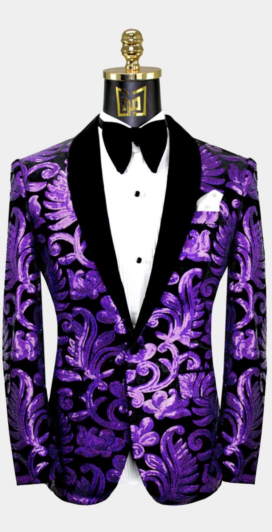 Black and Purple Tuxedo Jacket | Gentleman's Guru