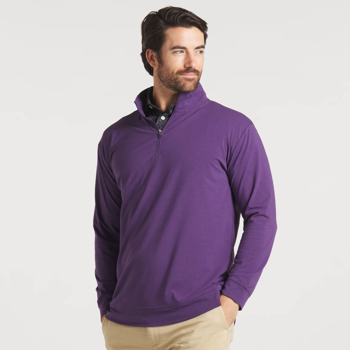 Crescent Moon DownpourDRY Performance Pullover - LSU - Retro Tiger Southern Marsh Collection
