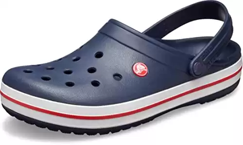 Crocs unisex adult Men's and Women's Crocband Clog, Navy, 7 Women 5 Men US