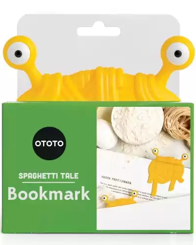 OTOTO Spaghetti Tale - Book Mark - Gifts for Book Lovers - Book Marker for Reading - Book Markers with Quirky and Fun Design - Lightweight Plastic Bookmarks - All Ages (Kids Included)