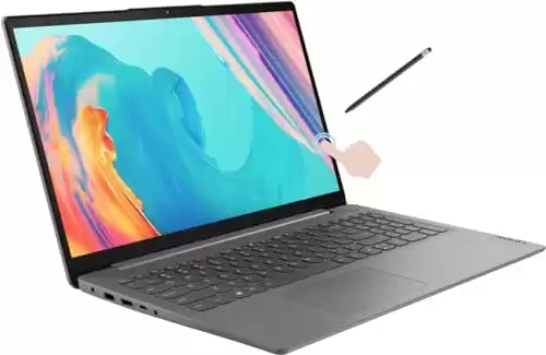 Lenovo IdeaPad 3i Laptop, 15.6" FHD Touchscreen, Intel Core i3-1115G4, Intel UHD Graphics, 16GB RAM, 1TB SSD, HDMI, SD Card Reader, Bluetooth, Wi-Fi 6, Windows 11 Home, Grey, with MTC Stylus Pen