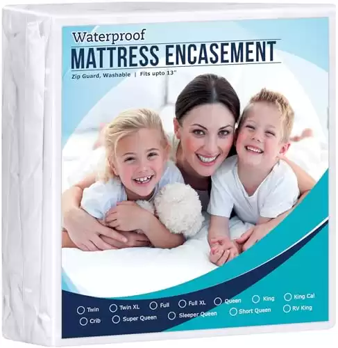 Utopia Bedding Zippered Mattress Encasement Twin XL - 100% Waterproof and Bed Bug Proof Mattress Protector - Absorbent, Six-Sided Mattress Cover